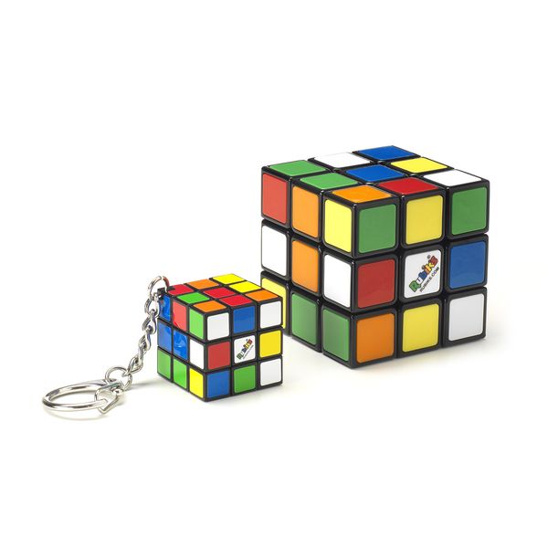 Кубик Рубіка RUBIK`S 3х3 та міні-кубик (з кільцем) Класична упаковка фото 3