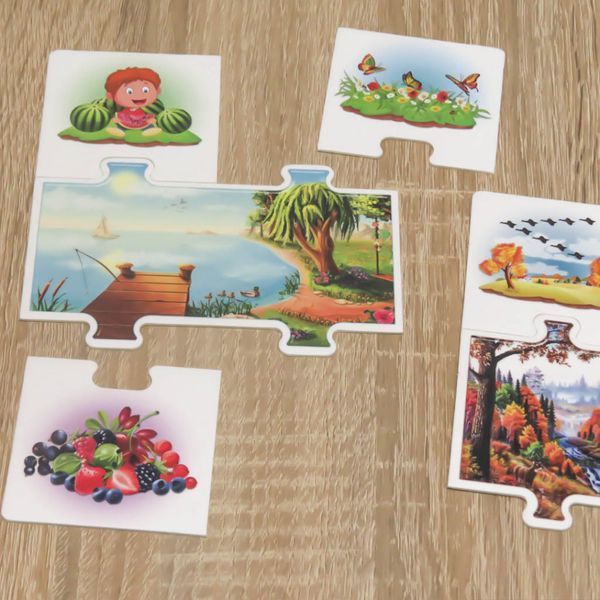 Обучающая игра с карточками Artos Games Времена года (укр) 0567 от 3 лет фото 4