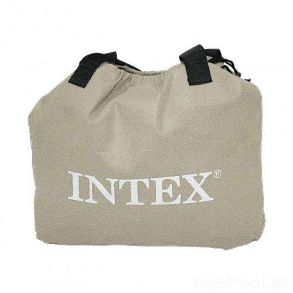 Велюровий надувний матрац для сну Intex одинарний з електронасосом 99х191х42см 64132 NP фото 4