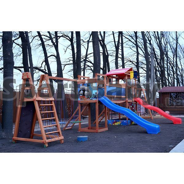 Детский уличный игровой комплекс SportBaby-13 960х400х315см фото 5
