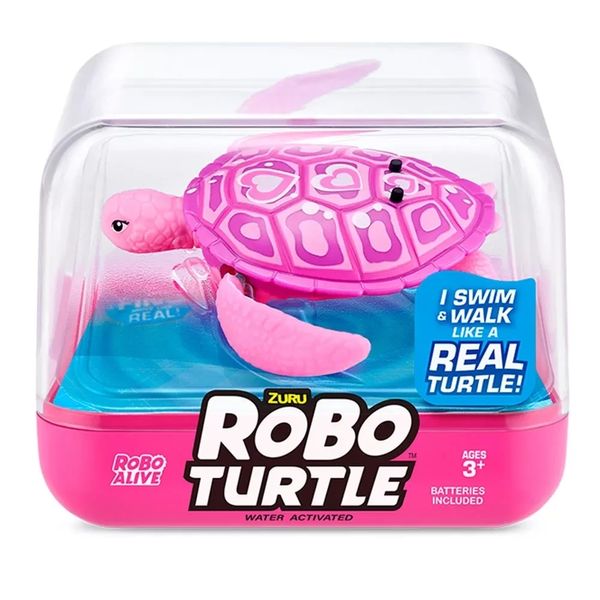 Интерактивная игрушка ROBO ALIVE – Робочерепаха розовая фото 2
