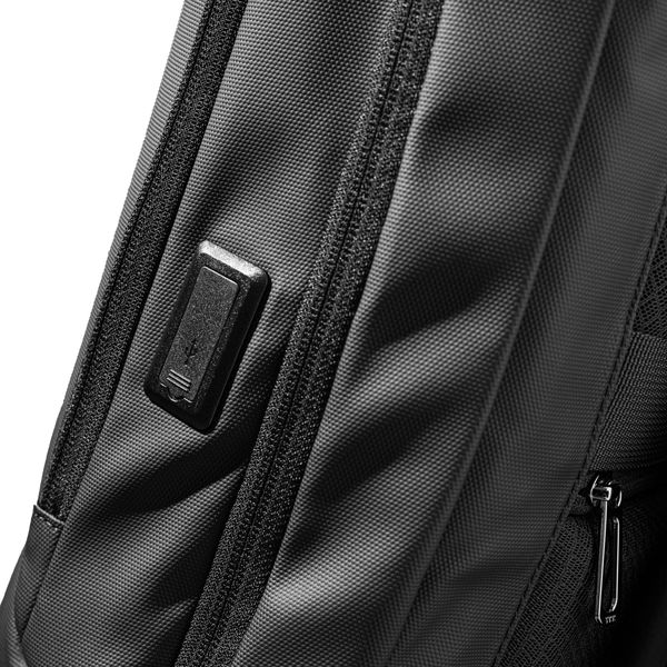 Городской рюкзак в патриотическом стиле Mark Ryden Biz UA XL для ноутбука 17.3' черный 17 литров MR9008SJ фото 3