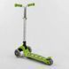 Самокат дитячий чотириколісний складаний з підсвічуванням Best Scooter MAXI до 60 кг салатовий Y-00436 фото 4