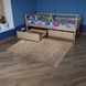 Дерев'яне ліжко для підлітка з ящиками Sportbaby 190х80 см лаковане babyson 1 фото 2