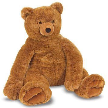 Огромный плюшевый медведь, коричневый 76 см х 69 см Melissa&Doug (MD12138) фото 1