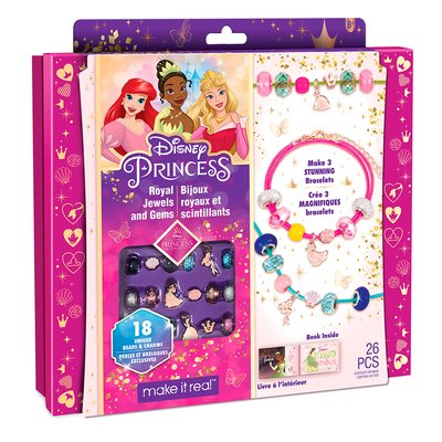 Набор для создания шарм-браслетов Make it Real Disney Princess: Королевские украшения MR4210 фото 1
