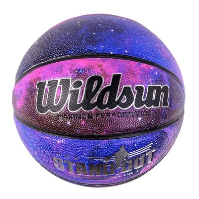 Баскетбольний м'яч №7 Minsa Wildsun PU синій З 50181 фото 1