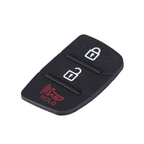 Гумові кнопки-накладки на ключ Hyundai I30 (Хюндай I30) скошені 3 кнопки Гудок фото 3