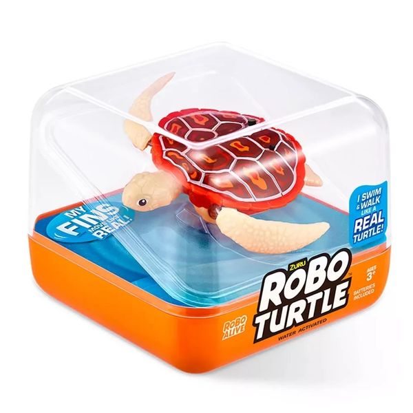 Интерактивная игрушка ROBO ALIVE – Робочерепаха оранжевая фото 3