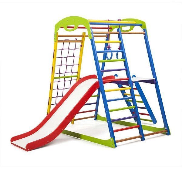 Домашній розвиваючий спортивний куточок SportBaby SportWood Plus 2 фото 3