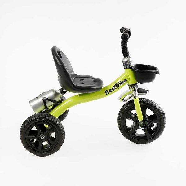 Дитячий триколісний велосипед 10" Best Trike колеса EVA сталева рама зелений BS-11823 фото 2