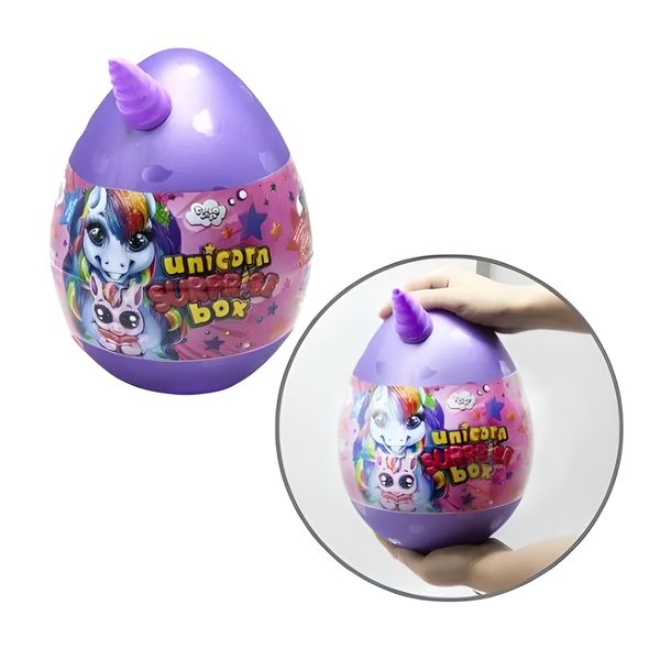 Яйце - сюрприз Danko Toys Unicorn Surprise Box укр фіолетовий USB-01-01U фото 3