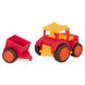 Іграшковий трактор з причепом Battat для пісочниці 30 см червоний VE1018Z фото 2