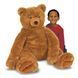 Величезний плюшевий ведмідь, коричневий, 76 см х 69 см Melissa & Doug (MD12138) фото 2