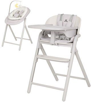 Стільчик для годування CARRELLO Tenero з шезлонгом та алюмінієвою рамою Atlantis Grey CRL-9507 фото 1