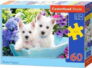 Пазли Castorland "Цуценята" 60 елементів 32 х 23 см B-066100 фото 1