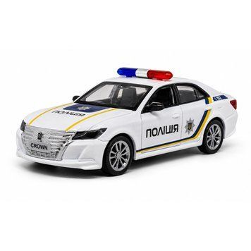 Поліцейська машинка TechnoDrive Toyota Crown, масштаб 1:40, біла фото 1