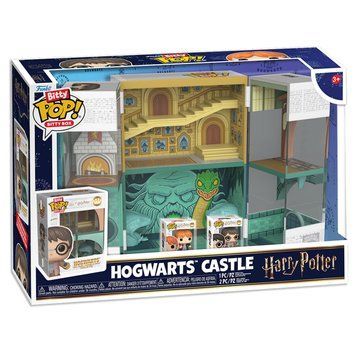 Ігровий набір BITTY POP! Boxes Гаррі Поттер Гоґвортс 2,3 см 85533 фото 1