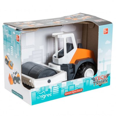 Іграшковий каток Tech Truck 26 см білий з помаранчевим 39478 фото 1