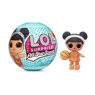 L.O.L. SURPRISE! Ігровий набір - сюрприз з лялькою в яйці серії "All Star Sports" Баскетболістки з аксесуарами фото 1