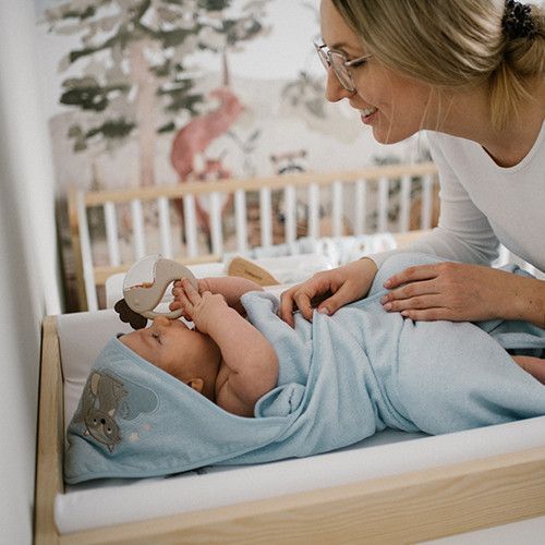 Брязкальце 3м+ Babyono Курочка коричневе фото 3