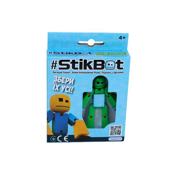 Фігурка для анімаційної творчості Stikbot Зелений фото 4