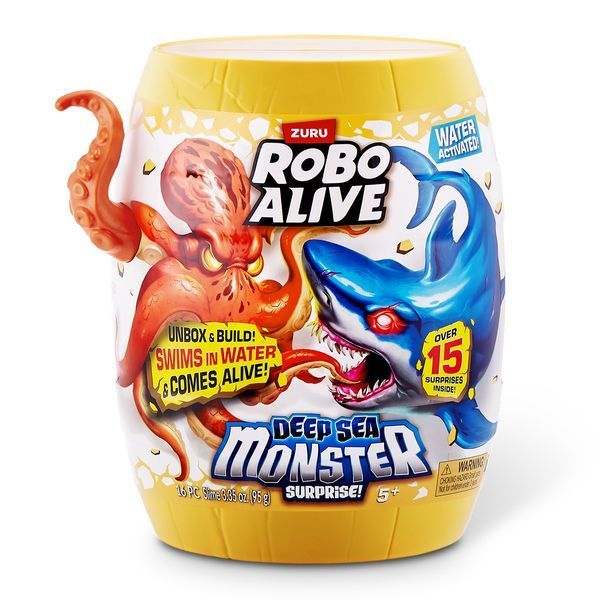 Интерактивный игровой набор ROBO ALIVE S1 Осьминог 26 см с сюрпризами 71155 фото 2