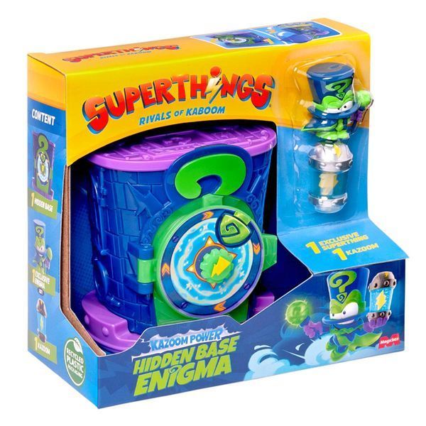 Игровой набор SUPERTHINGS Kazoom Power Скрытая база Энигма с 2 фигурками PSTSP112IN230 фото 6