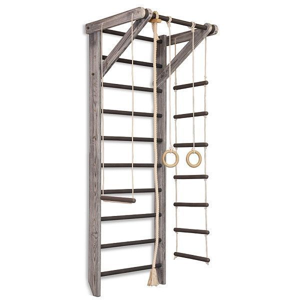 Шведская стенка&nbsp;SportBaby со снарядами и турником Sport Loft 2 220 см фото 2