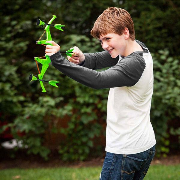 Іграшковий лук з мішенню серії "Air Storm" - BULLZ EYE зелена, 3 стріли, мішень фото 5
