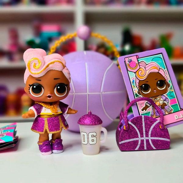 L.O.L. SURPRISE! Ігровий набір - сюрприз з лялькою в яйці серії "All Star Sports" Баскетболістки з аксесуарами фото 4