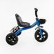 Детский трехколесный велосипед 10" Best Trike колеса EVA стальная рама синий BS-11620 фото 2