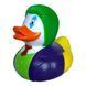 Стильна тематична гумова качечка FunnyDucks "Джокер" L1321 фото 1