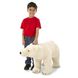 Гигантский плюшевый полярный медведь 91 см Melissa&Doug MD8803 фото 3