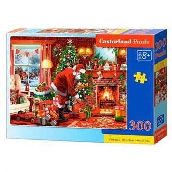 Пазли Castorland "Особиста доставка Санта-Клауса" 300 елементів 40 х 29 см В-030538 фото 1