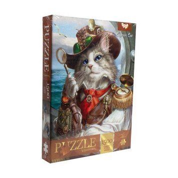 Пазлы Danko Toys Капитан Кот 1500 элементов 68 х 47 см C1500-03-10 фото 1