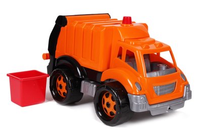 Іграшковий сміттєвоз ТехноК 30 см помаранчевий 1752 фото 1