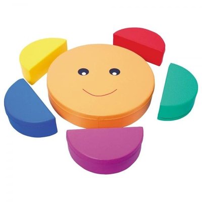 Комплект детских пуфов из мягких блоков Tia Цветик-Семицветик 6 элементов фото 1
