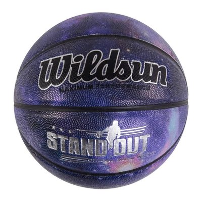 Баскетбольний м'яч №7 Minsa Wildsun PU фіолетовий З 50180 фото 1