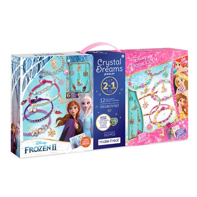 Меганабор для создания шарм-браслетов Make it real Disney Frozen 2&Princess: Хрустальные мечты MR4382 фото 1