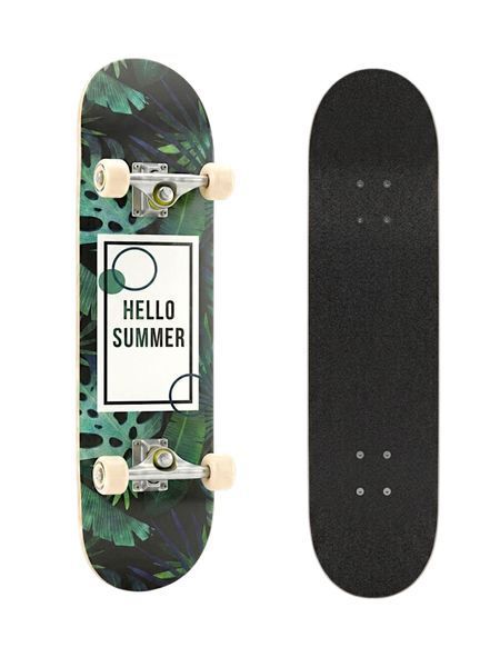 Дитячий скейтборд для початківців Scale Sports Hello Summer 78&times;19,5 см клен ABEC-7 до 80 кг фото 2