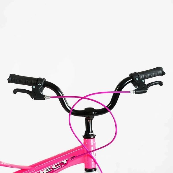 Велосипед дитячий двоколісний 18" CORSO Connect магнієва рама доп колеса на 6-8 років рожевий MG-18820 фото 3