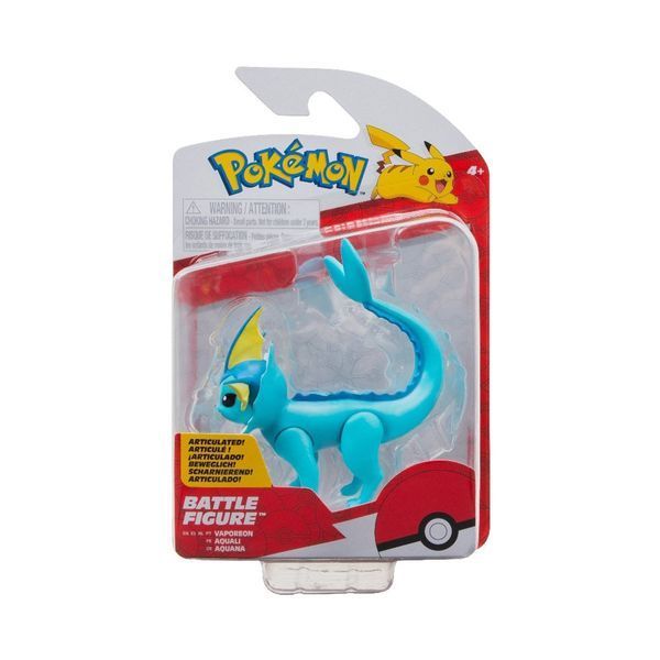 Игровая фигурка с артикуляцией Pokemon W15 Вапореон 7.6 см фото 3