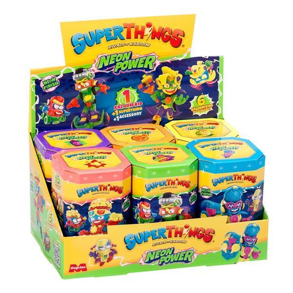 Ігровий набір SUPERTHINGS Neon Power Казум-Кід з фігуркою та аксесуаром PST11D066IN00 фото 9