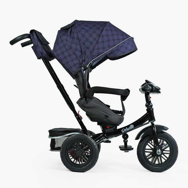 Детский трехколесный велосипед Best Trike Perfetto интерактивный надувные колеса фиолетовый цепь 8066 / 511-36 фото 2