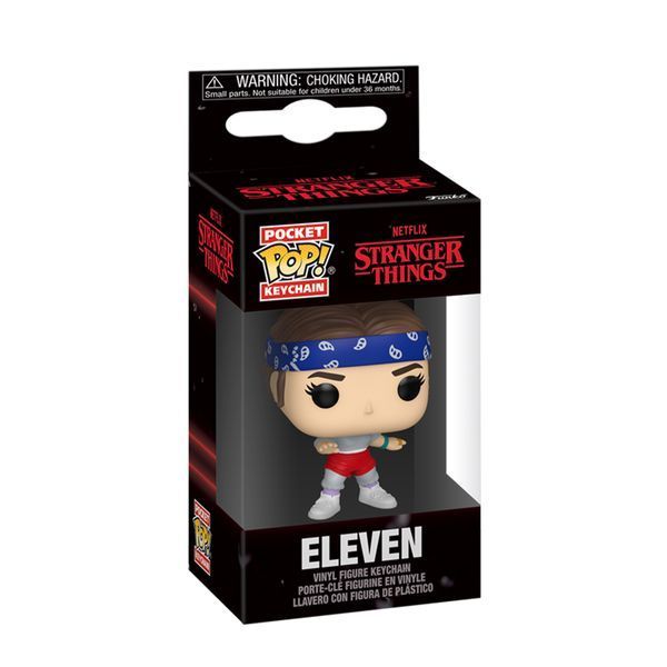 Игровая фигурка на клипсе FUNKO POP! Очень странные дела Одиннадцать с банданой 3,8 см 86618 фото 2