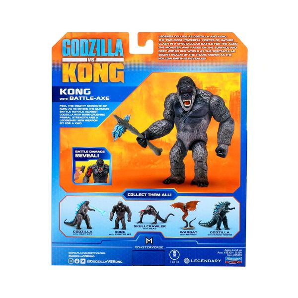 Фігурка GODZILLA VS. KONG Movie 2021 - Конг з бойовою сокирою (15 сm) фото 8