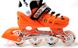 Детские раздвижные ролики 34-37 Scale Sports Orange с подсветкой переднего колеса фото 2