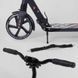 Самокат двухколесный алюминиевый складной Best Scooter Scratch колёса 200 мм черный с серым 22788 фото 4