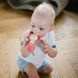 Брязкальце з прорізувачем 0м+ Babyono Левеня рожеве фото 3